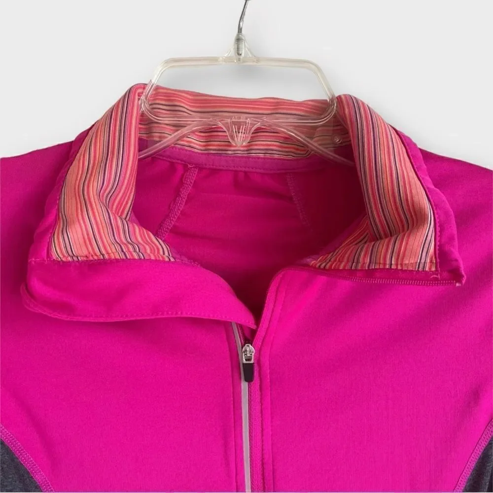 MPG 1/2 Zip Running Top in Pink Women’s Size S